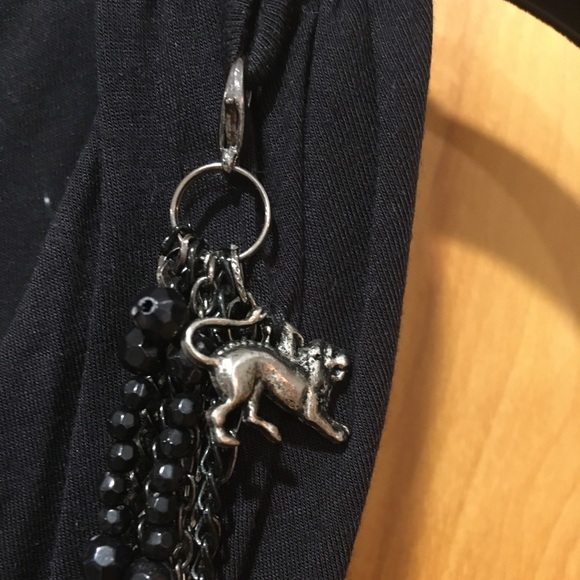 PARASUCO sleeveless top w/ removable beaded chain - Picture 3 of 7